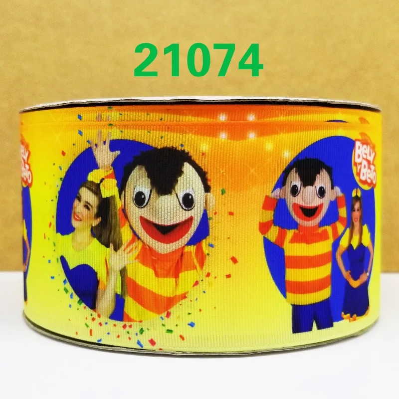 Бесплатная доставка 50 ярдов мультфильм печатных grosgrain ленты 21074 | Дом и сад