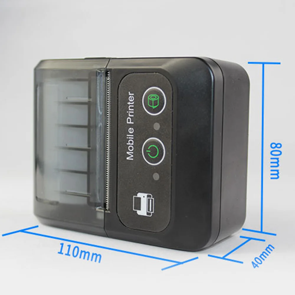 Новый Bluetooth BT принтер термопринтер для этикеток QR код стандартный термоклейкий 58