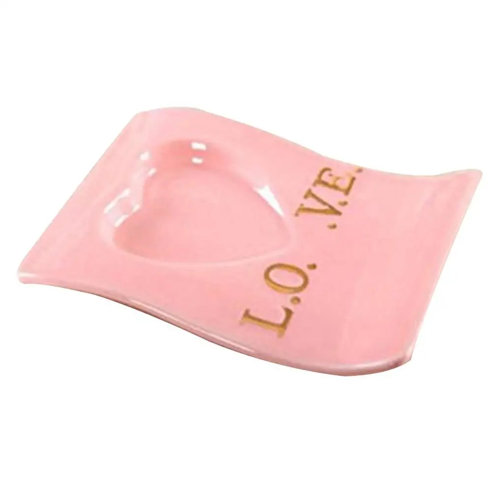 Керамика Кофе кружка форме сердца чашки розовый творческий молока с ложкой День
