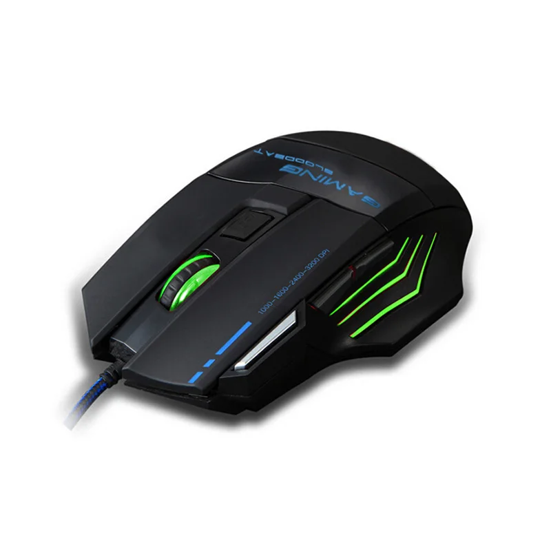 Профессиональная проводная USB-мышь 7 кнопок 5500 DPI | Компьютеры и офис
