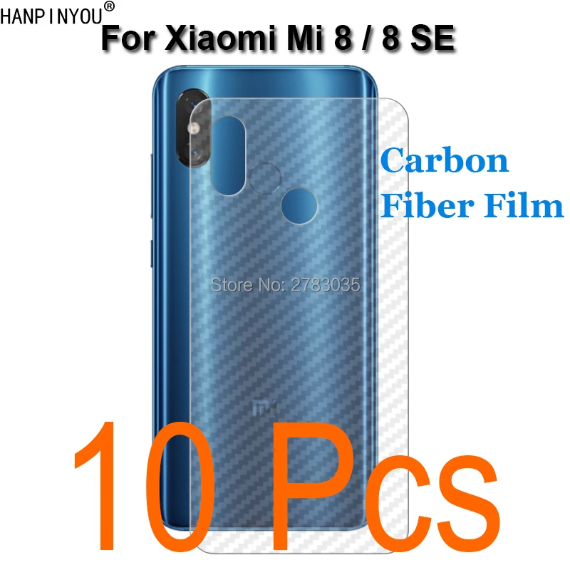 Прочная защитная пленка из углеродного волокна для Xiaomi Mi 8 Mi8 M8 / SE прочная 3D экрана