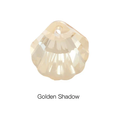 Golden Shadow 5 шт./лот, стеклянный кристалл, 16 мм, подвеска, женское ожерелье, подвеска, украшение для платья, аксессуары, кулон, бусы, ожерелье без ожерелья - Цвет: Golden Shadow