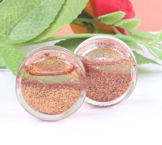 Factory Outlet selling authentic transparent acrylic powder liquid ear opener beautiful jade-like stone earrings expansion | Украшения и