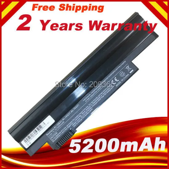 Аккумулятор D255 для Acer Aspire One D270 D260 522 722 AOD255 AOD257 AOD260 D255E D257 D257E E100 AL10A31