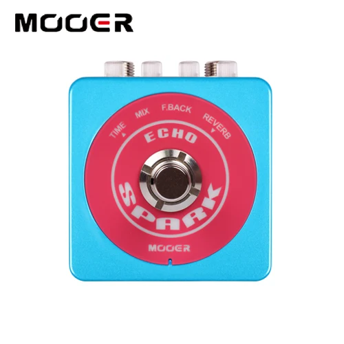Педаль для гитары MOOER SPARK ECHO с новым эффектом высококачественная педаль задержкой