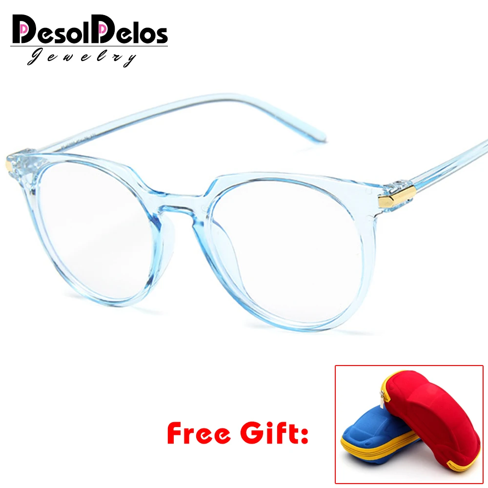 2019 оправа для очков в ретро стиле с защитой от голубого света и круглой оправой