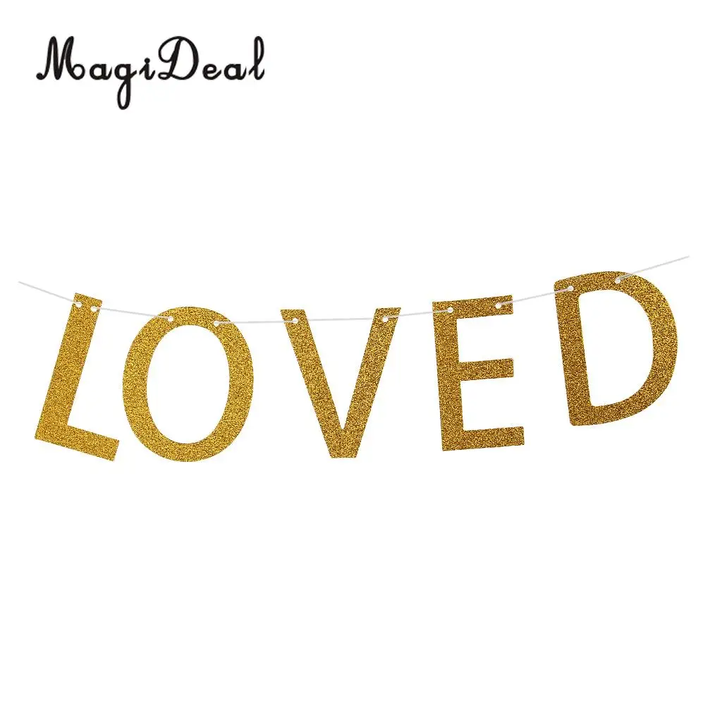 Блестящие золотые баннеры для дня рождения Вечерние Декорации фотосъемки