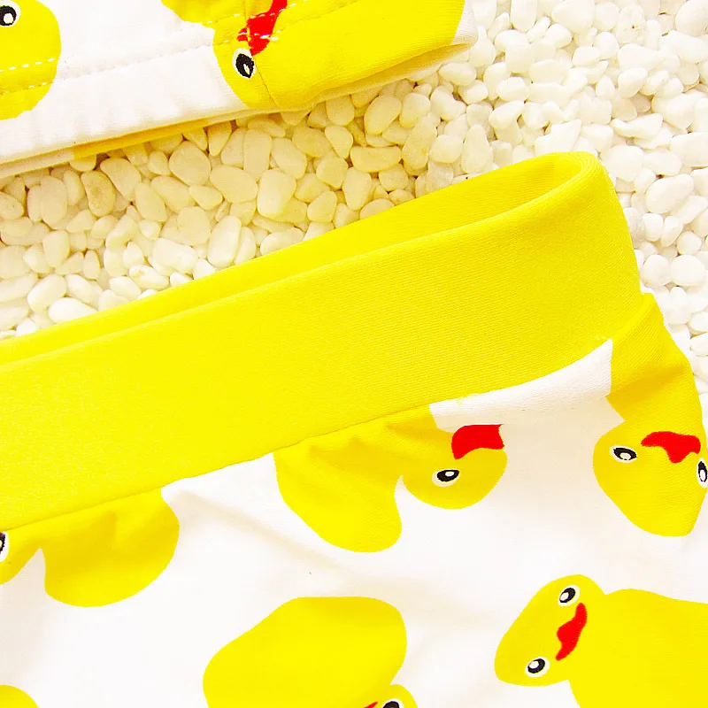 Детские купальники Желтый утенок из мультфильма для мальчиков детские