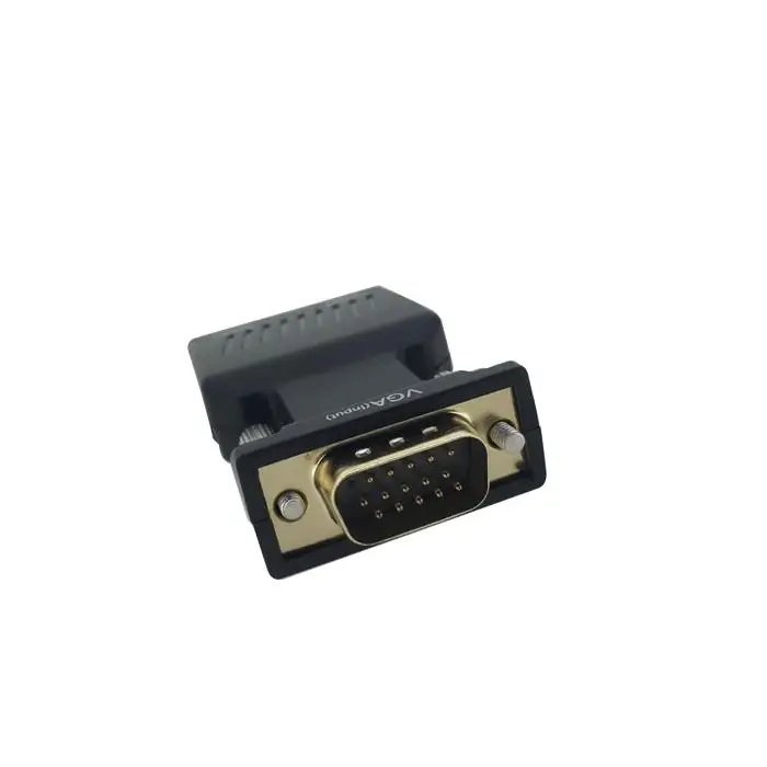 VGA к HDMI адаптер конвертер с аудио папа женскому для HDTV проекта|Кабели VGA| |