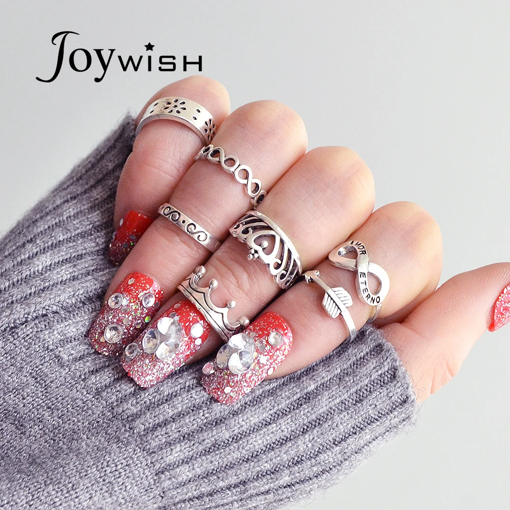 Joywish 7 шт./компл. чешские ювелирные изделия старинное серебро Цвет с цветок