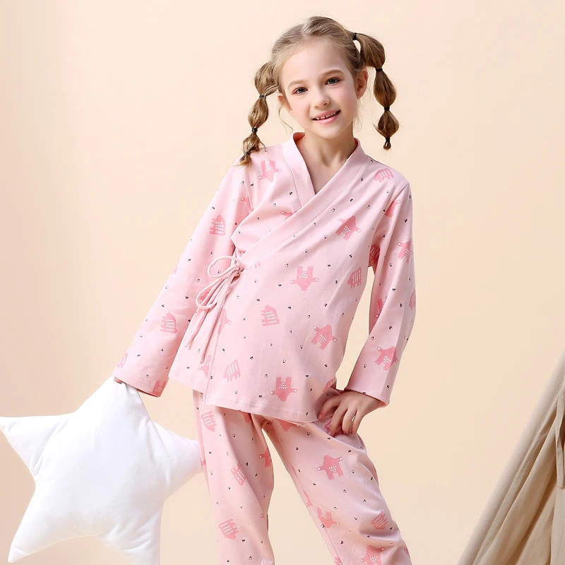 Детское кимоно Enfant Пижамный костюм с героями мультфильмов для мальчиков и