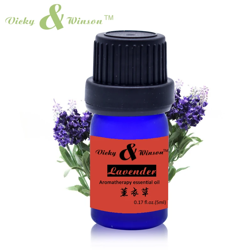 Эфирное масло лаванды Vicky & winson 5 мл для ухода за лицом|lavender essential oil|essential oilslavender oil |