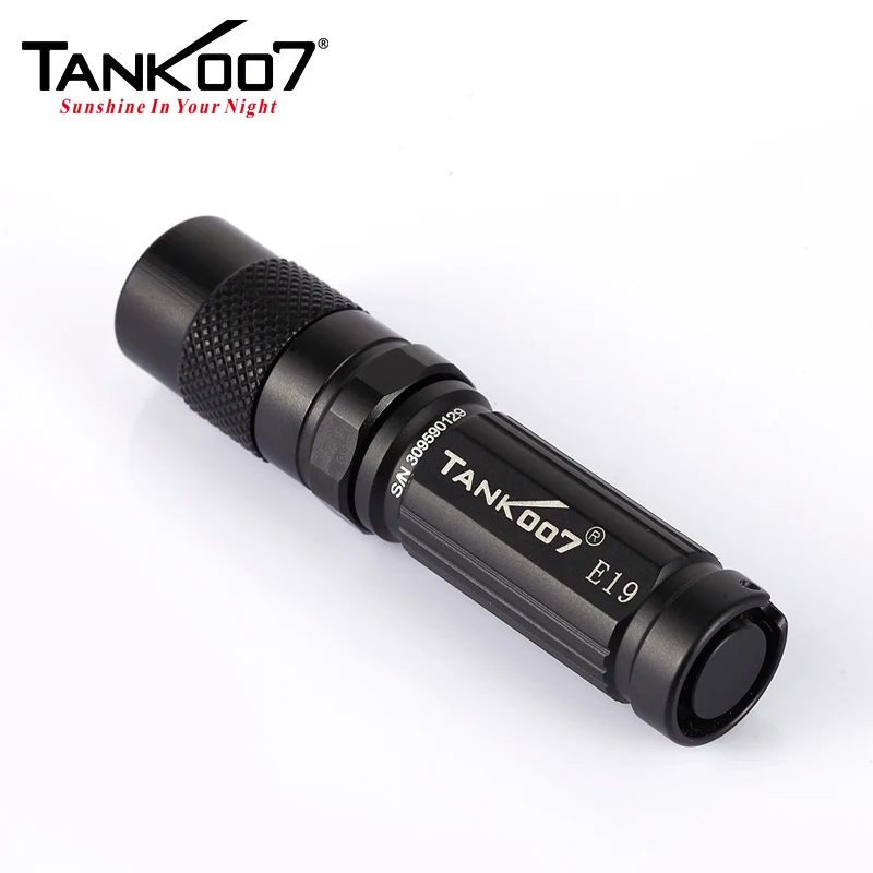 TANK007 E19 Водонепроницаемый IPX8 брелок с мини фонариком дизайн фонарь Cree XPG R5 Linterna