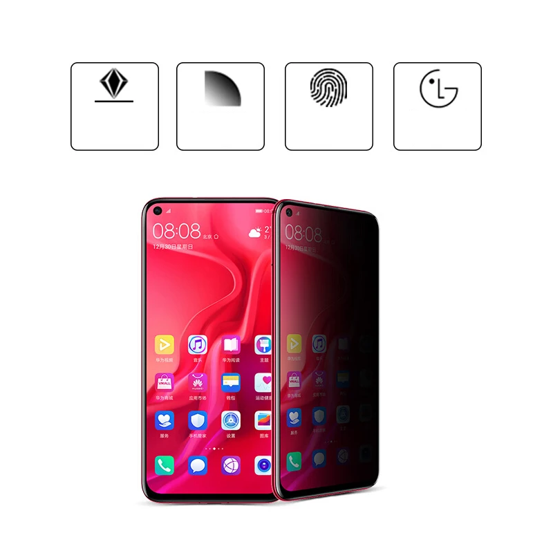 Закаленное стекло премиум класса для Nokia 3 1 8 6 Plus 2018 антишпионская защита экрана