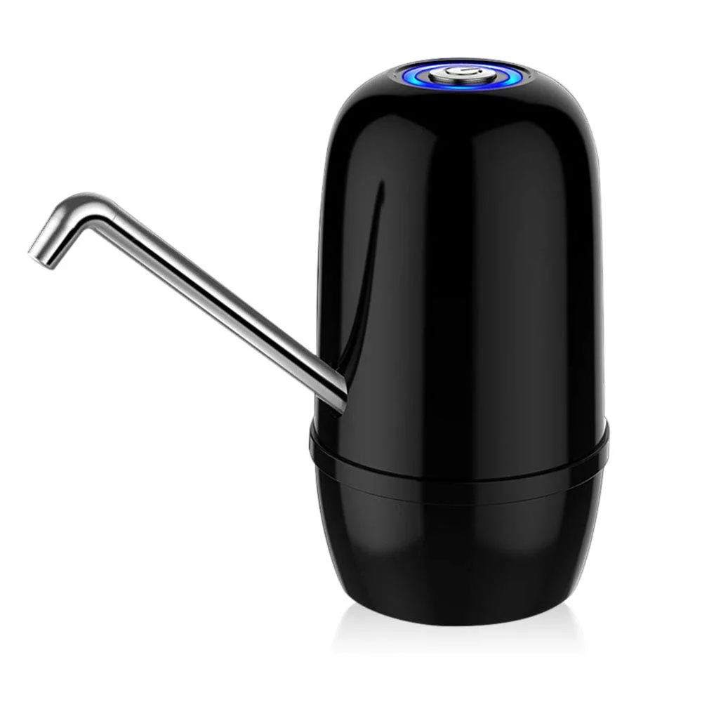 PE W05 Black Usb зарядка автоматический насос для питьевой воды портативный Электрический диспенсер для воды двойной двигатель 5 галлонов насос для бутыля с водой переключатель - Цвет: PE W05 Black