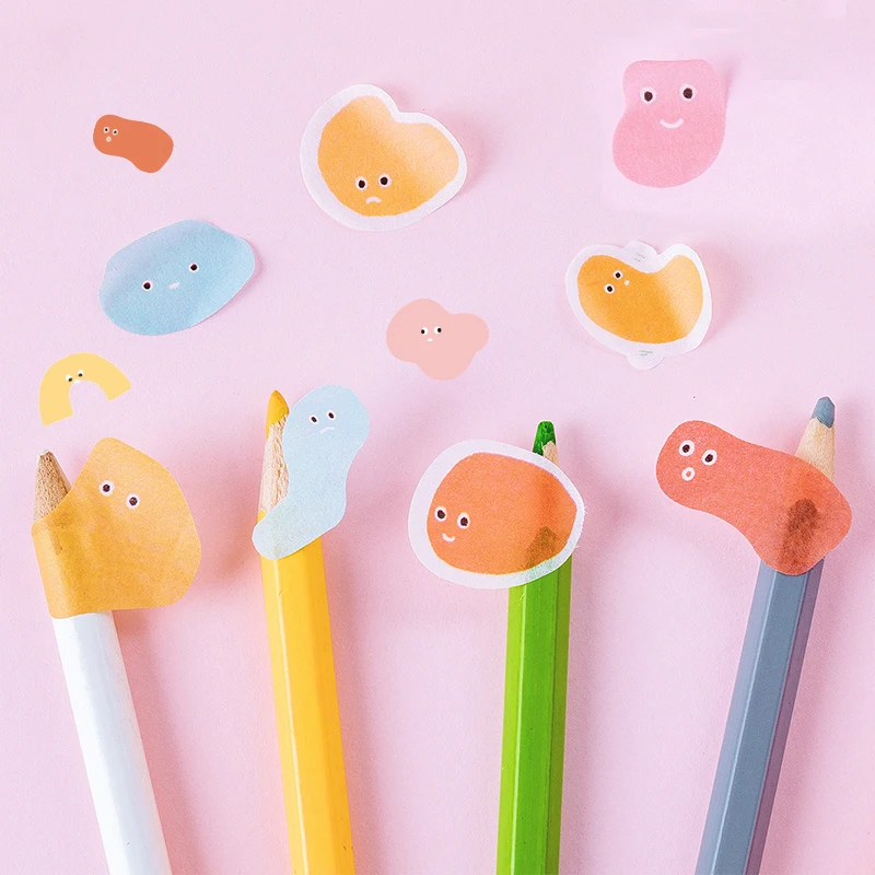 Мультяшные васи ленты DIY японская серия выражений бумаги Маскировочная лента