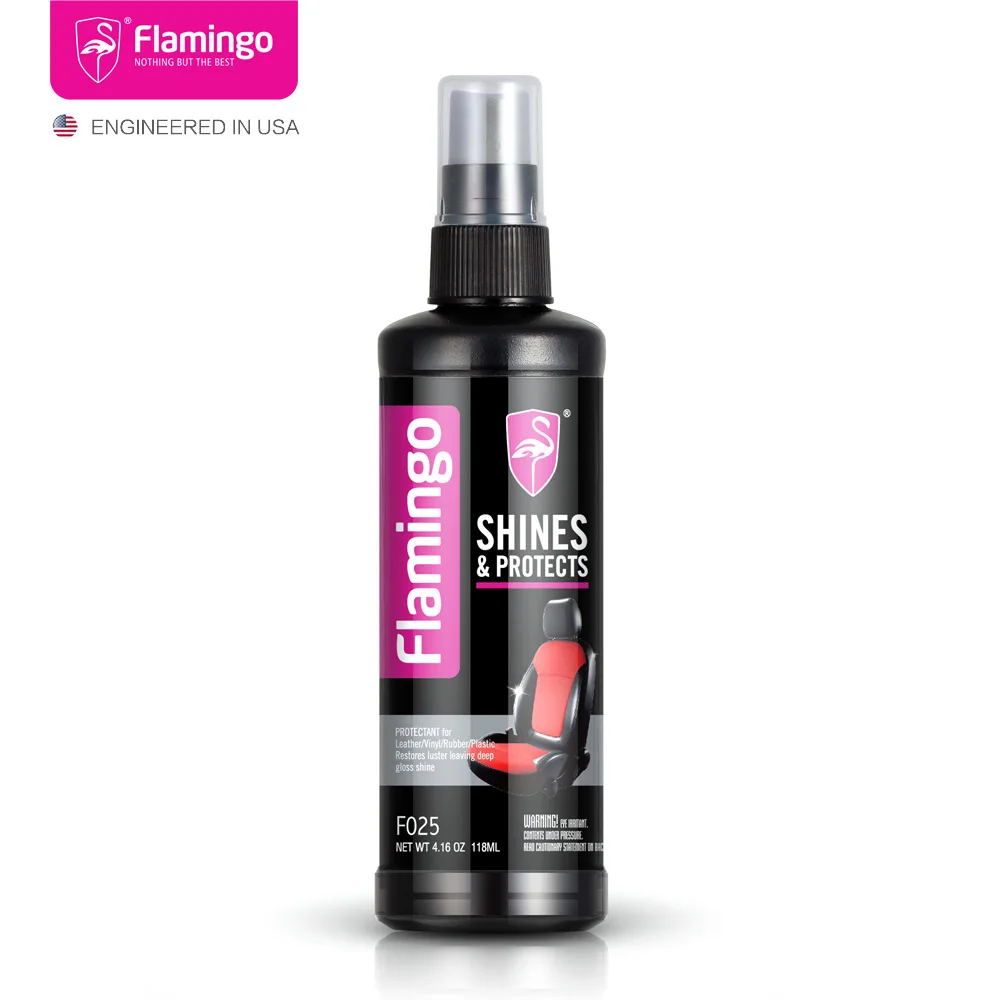 

118ml Car Leather Protects Protectant Shines Plastic Rubber Vinyl Care Restores Interior Seats Cleaner 4.16 OZ