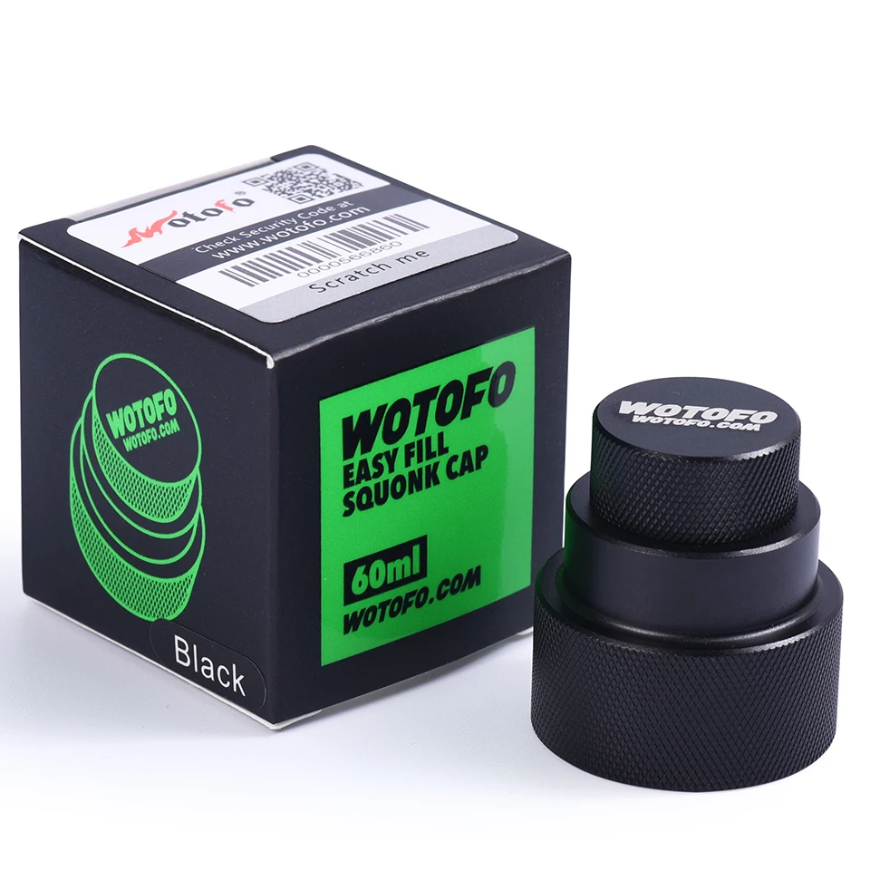 Оригинальный Wotofo легко заполнить Squonk Кепки для 60 мл сока бутылки bf squonker mod squonk 510