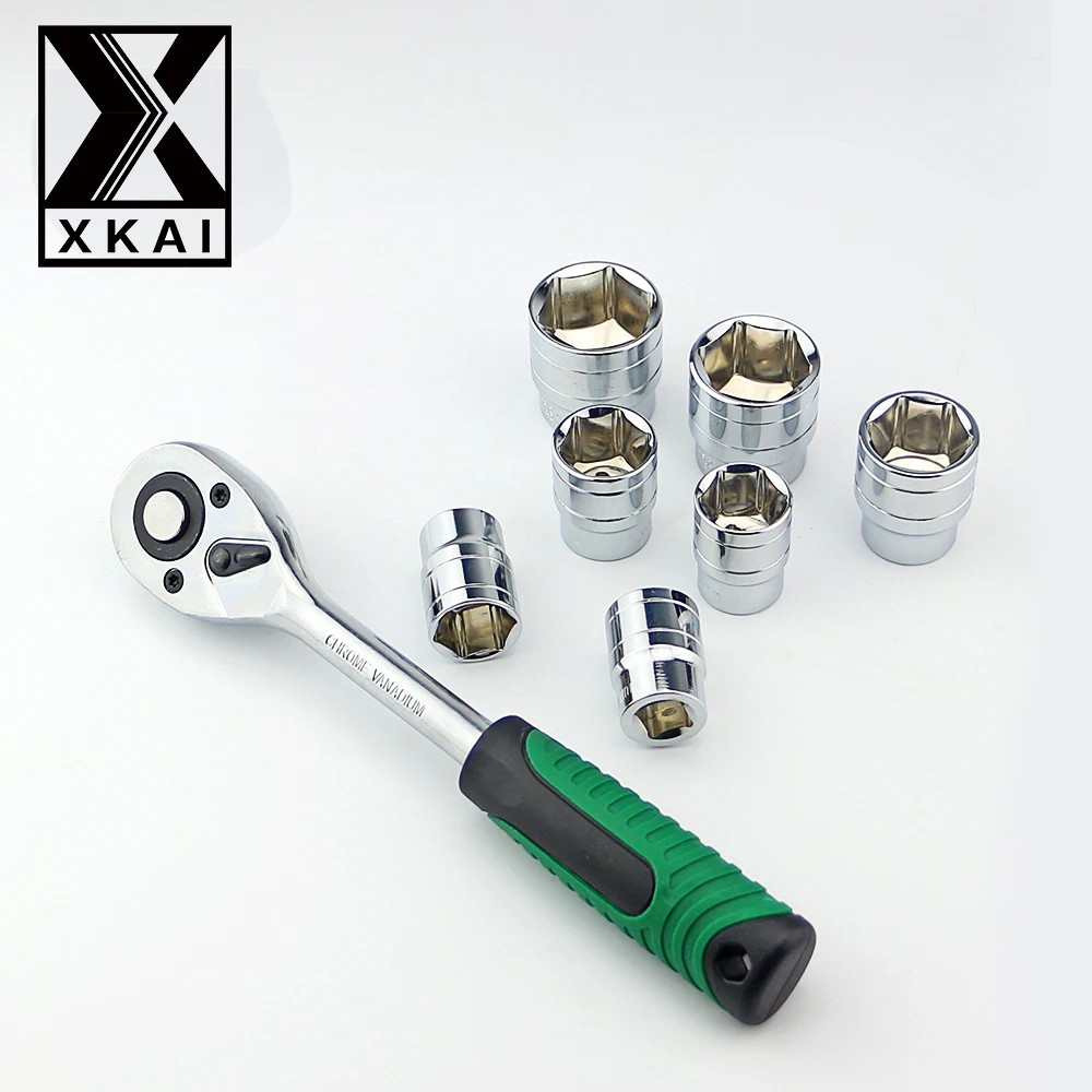 XKAI 1/2 &quot20 32 мм торцевой ключ головка метрический Набор торцевых головок комплект