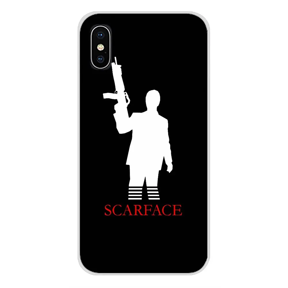 Scarface Godfather аксессуары чехлы для телефонов Чехлы Samsung Galaxy S3 S4 S5 Mini S6 S7 Edge S8 S9 S10 Lite Plus