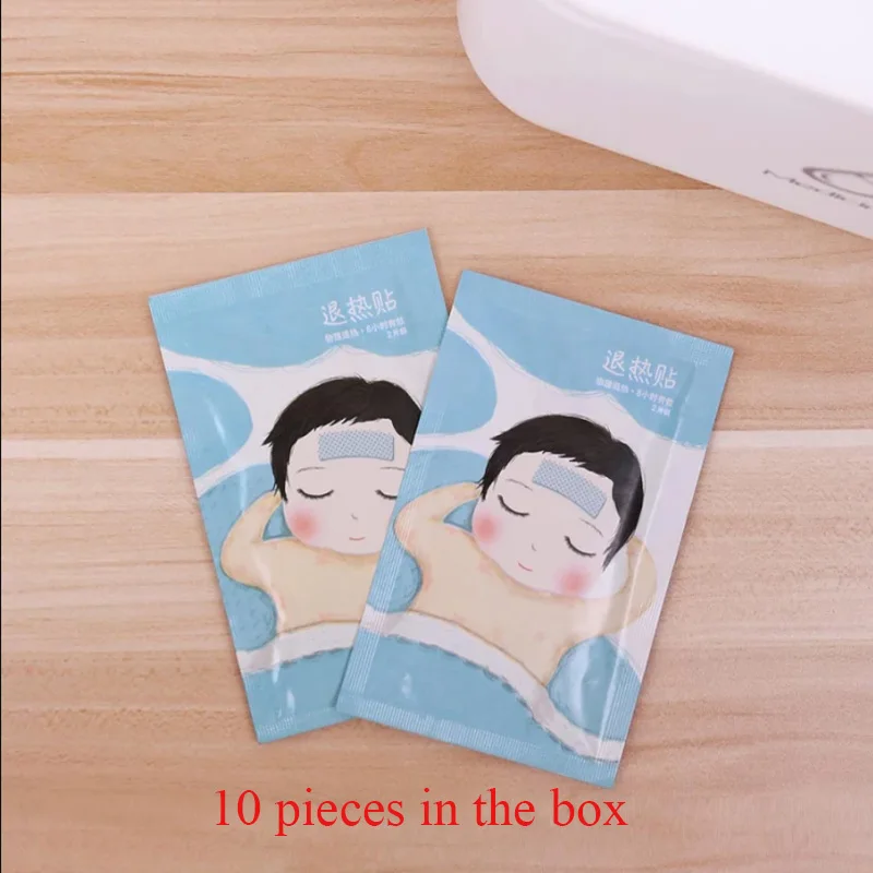 10 Pcs in Box Xiaomi mijia iHealth мини лихорадка антипиретические приклеивает 10 шт./кор. медицинского младенца лихорадки облегчение боли хороший помощник в Семья - Цвет: 10 Pcs in Box