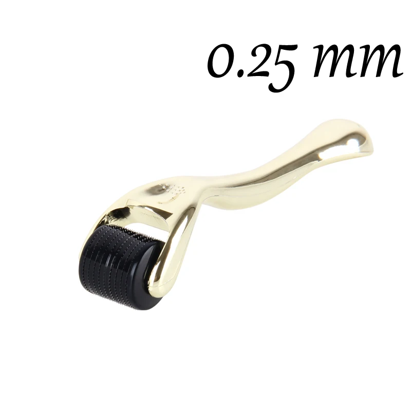 DARSONVAL DRS 540 Дерма ролик микро титановые иглы мезороллер микроиглы машина для ухода за кожей и тела - Цвет: gold 0.25 mm