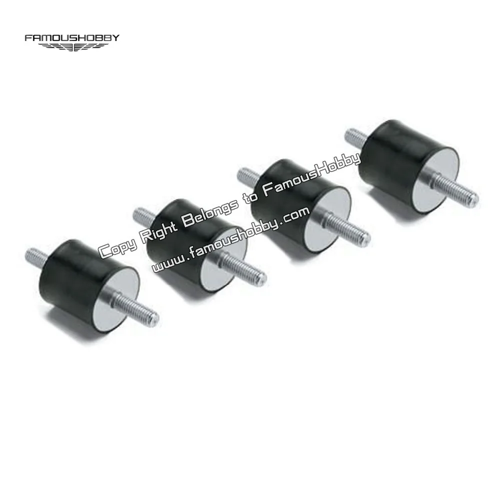 Famoushobby CS065 M6X17 D20 * H20 мужской/мужской V/V образный антивибрационный резиновый