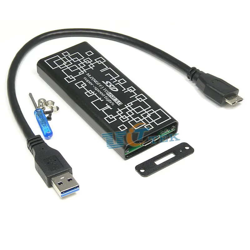 M.2 NGFF USB 3 0 чехол M2 (SATA канал) SSD внешний корпус B/B + M ключ 80 мм|ngff to usb 3.0|usb 3.0 caseexternal