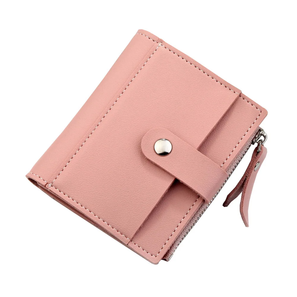 

Wallet Women 2019 Lady Short Women Wallets Mini Money Purses Small Fold PU Leather Female Coin Purse Card Holder Carteira