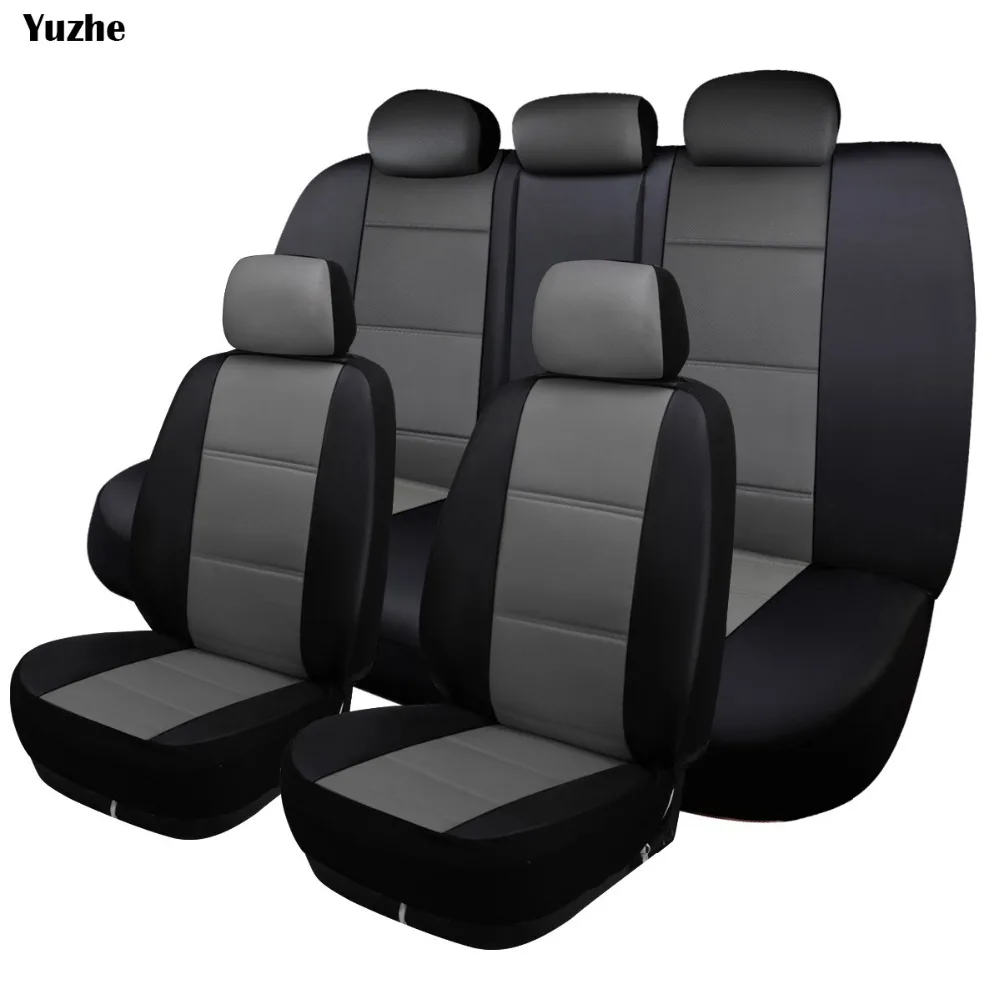 Универсальный кожаный чехол Yuzhe на автомобильное сиденье для Skoda Rapid Fabia Superb Octavia Yeti автомобильные аксессуары