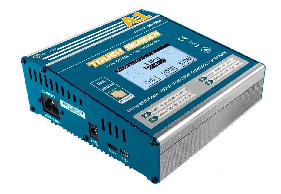 Оригинальный 100% ev-пик A1 RC lipo баланса Зарядное устройство 100 Вт AC DC баланс USB