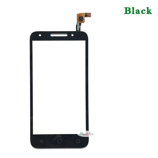 Замена 5," для Alcatel One Touch U5 5044D 5044I 5044 T 5044Y OT5044 сенсорный экран дигитайзер сенсор внешняя стеклянная панель объектива - Цвет: black No Tool