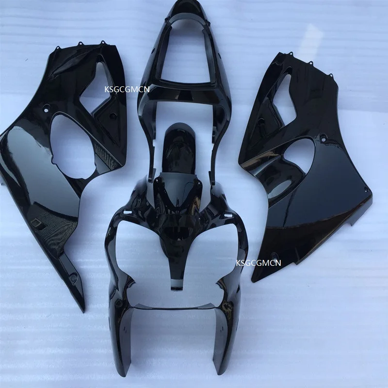 Полный черный корпус комплекты обтекателей для Kawasaki ZX-6R 2000 2001 2002 ABS пластиковые