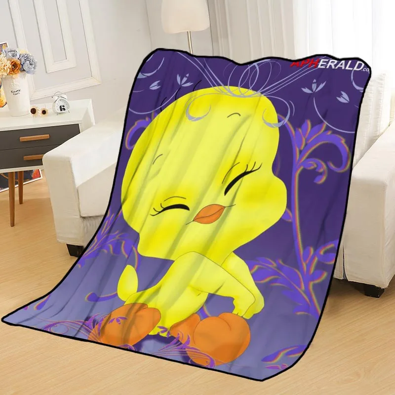 Одеяла на заказ, детское одеяло Tweety Bird, s, мягкое, TR, сделай сам, для украшения картины, для спальни, пледы, одеяло для путешествий - Цвет: Blanket 11