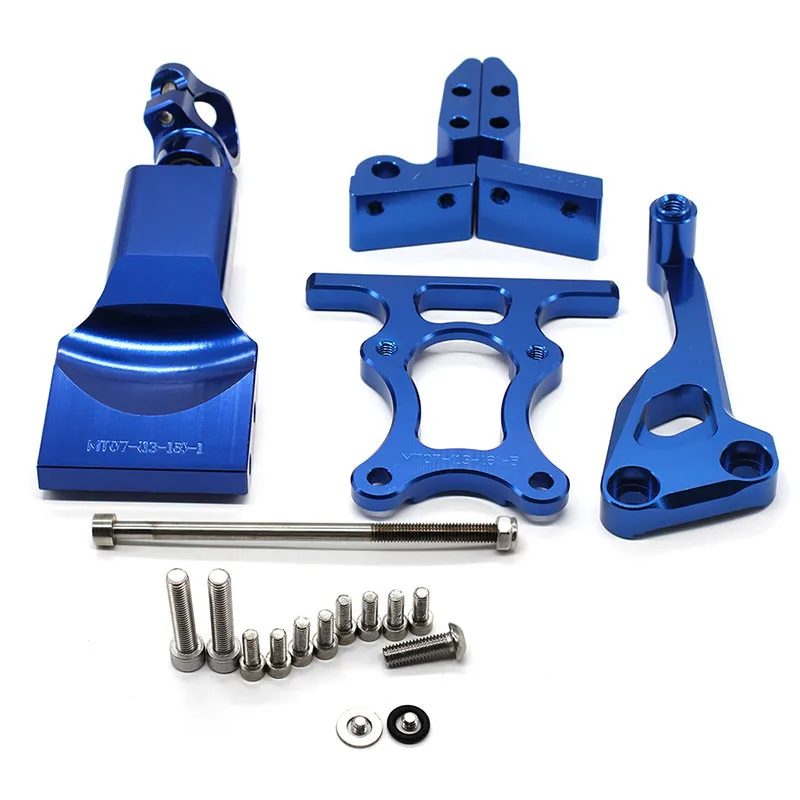 Motorcycle Steering Stabilizer Damper Adjustable Mounting Bracket Support Kit For Yamaha MT07 MT-07 FZ07 2014 2015 2016 2017 | Автомобили