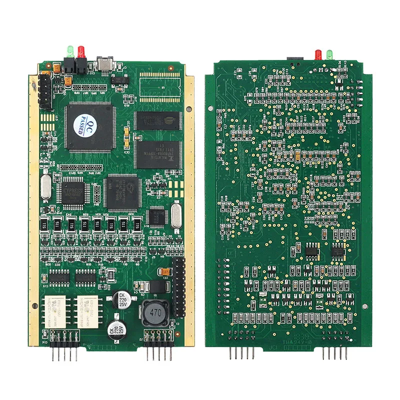 Может закрепить V193 с CYPRESS AN2135SC/2136SC полный чип Золотой печатной платы Авто+ OBD2 диагностический интерфейс