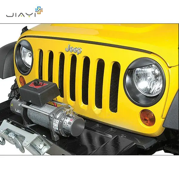 Черная накладка для бровей Angry Bird Eyelid на голову бампер подходит Jeep Wrangler JK Rubicon Sahara