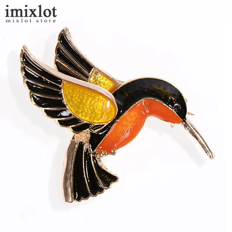 Imixlot классический эмали сплава птицы брошь штифты Металлические штыри шарфа