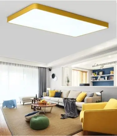 Светодиодная потолочная лампа для гостиной простой современный Прямоугольный