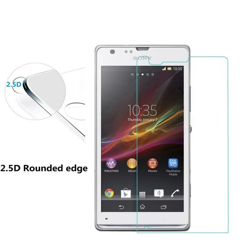 9H 2.5D 0 26 мм Премиум Закаленное стекло протектор для Sony Xperia SP M35H C5302 C5303 C5306 Защитная