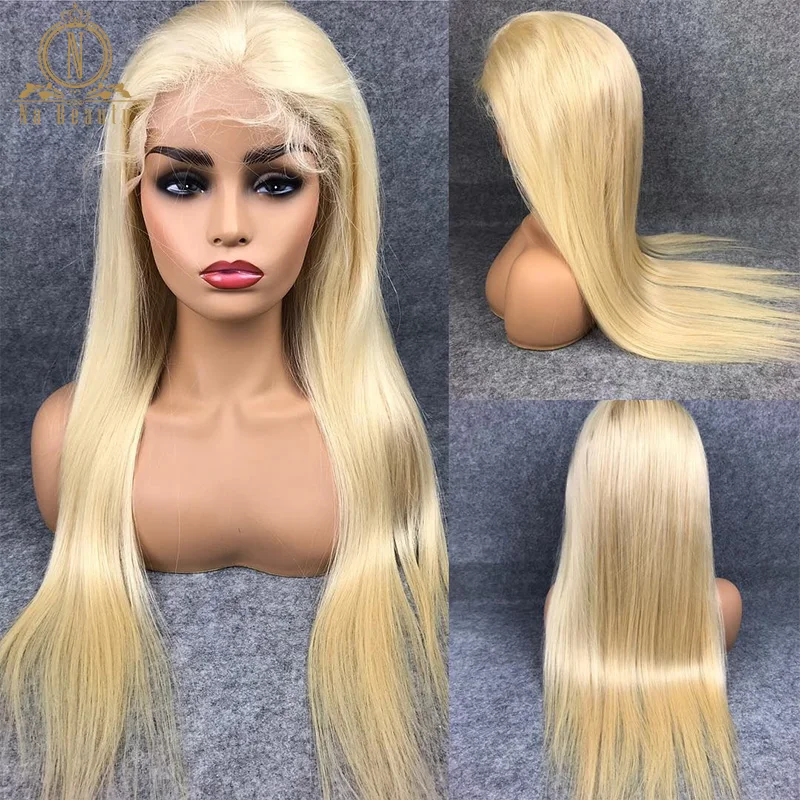NaBeauty парик для женщин 613 блонд кружева спереди al предварительно сорвал с волосами