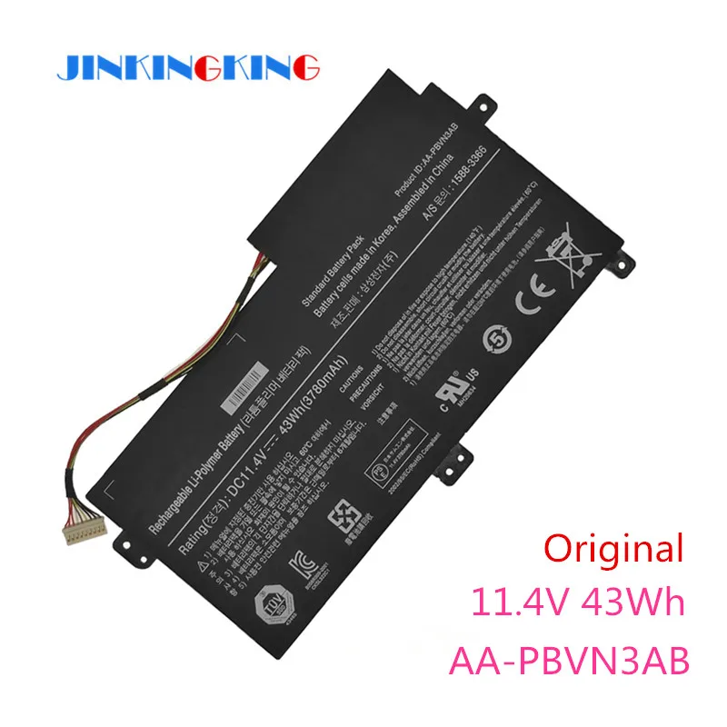 

Original 11.4V 43Wh AA-PBVN3AB Battery For Samsung BA43-00358A 1588-3366 NP370R4E NP370R5E NP470R5E NP450R4V NP450R5V NP510R5E