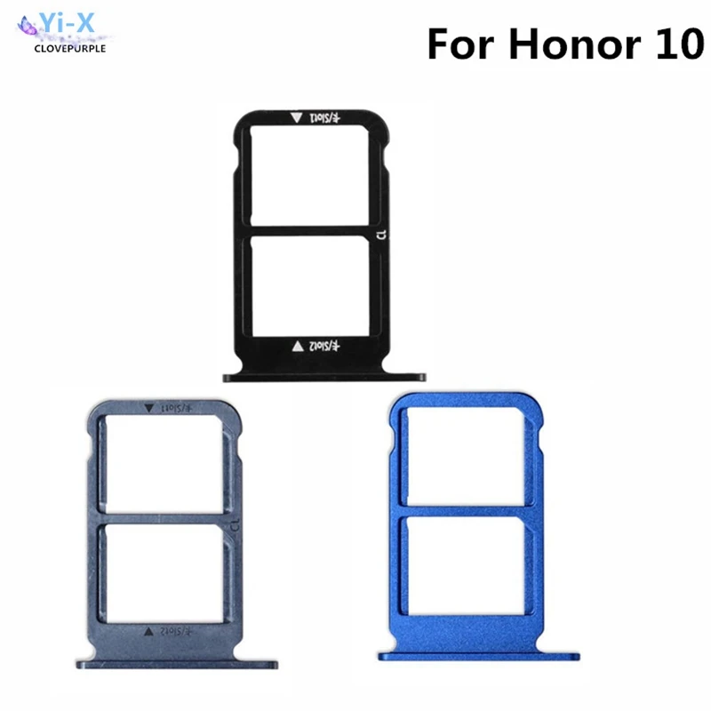 10 шт./лот лоток для sim карты Huawei Honor Держатель слота сим адаптер Honor10|Адаптеры SIM