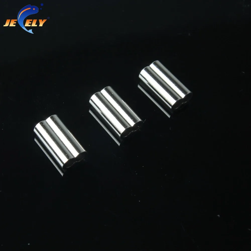 

Двойная латунная медная ОБЖИМНАЯ трубка Jeely 50, шт./пакет, 0,8-2,4 мм, для подводной охоты, длинная леска, нейлоновая леска