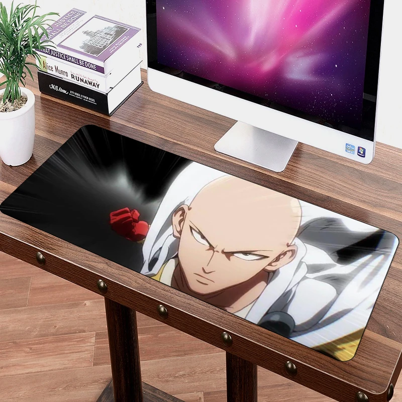 70x30 см большой игровой коврик для мыши с японским Аниме ONE PUNCH MAN XL геймеров
