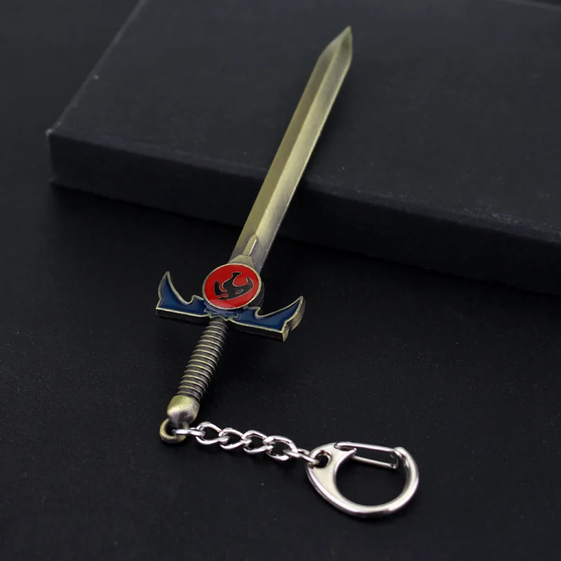 Новинка Лидер продаж Thundercats брелок (12 см) Длина оружие Модель для фанов ключница