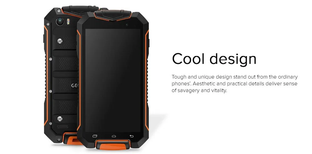 Geotel A1 Android 7,0 смартфон MTK6580M четырехъядерный 4,5 ''мобильный телефон водонепроницаемый 1 ГБ ОЗУ 8 Гб ПЗУ gps WCDMA мобильный телефон