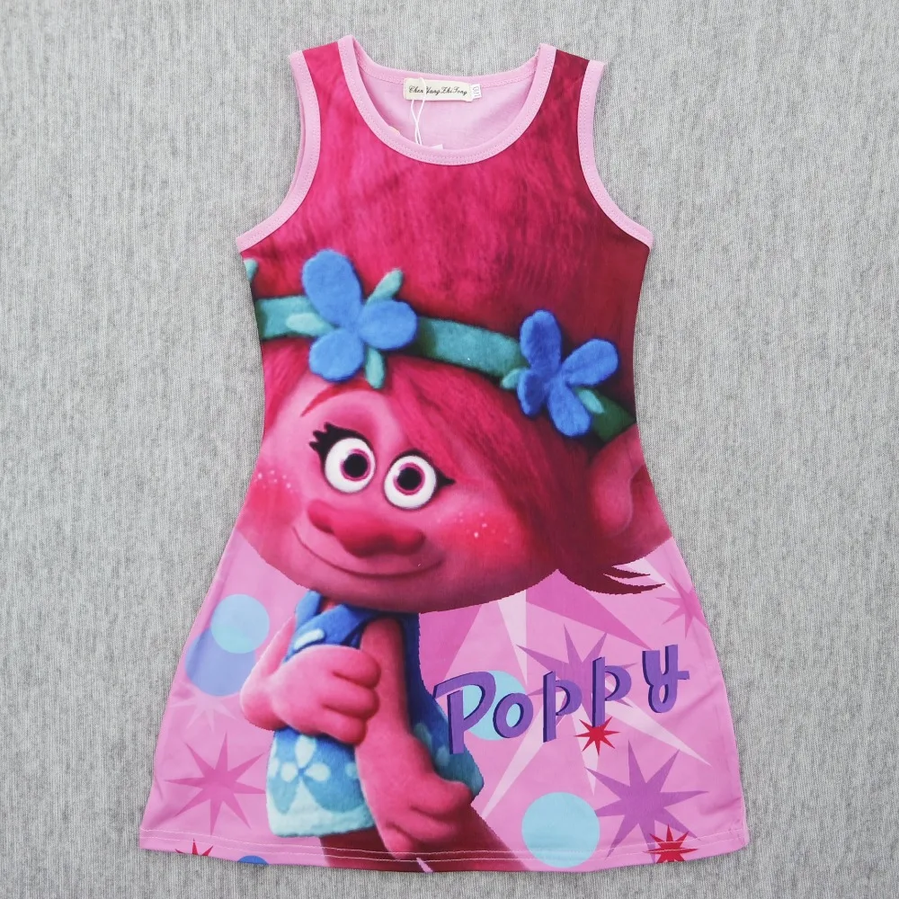Selling cosplay costume Carnival child's dress movie Troll Short sleeve T-shirt Free Delivery | Тематическая одежда и