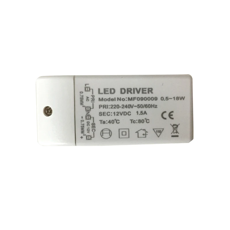 3 years warranty 100pcs/lot led driver 12V 18W 1.5A constant voltage AC 220-240 V DC | Лампы и освещение