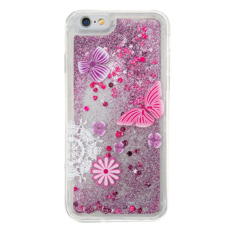Butterfly Sand DEEVOLPO, чехлы, зыбучие пески, силиконовый чехол с рисунком для huawei Honor 8 Lite P8 Lite G9 P9 Lite, чехлы для телефонов, блестящие, струящиеся, DP03Z - Цвет: Butterfly Sand